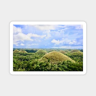 Chocolate hills II / Swiss Artwork Photography Magnet