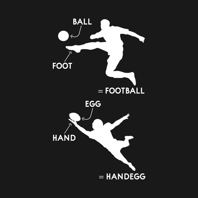 Football and Soccer Differences Sports Funny by k85tees