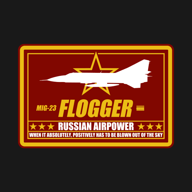 MIG-23 Flogger by Tailgunnerstudios