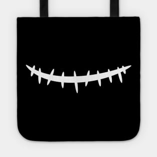 Little Monster Mouth funny face mask Tote