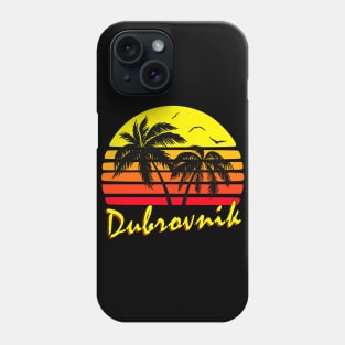 Dubrovnik Retro Sunset Phone Case