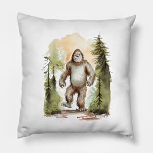 Cute Horror Icon Bigfoot Pillow