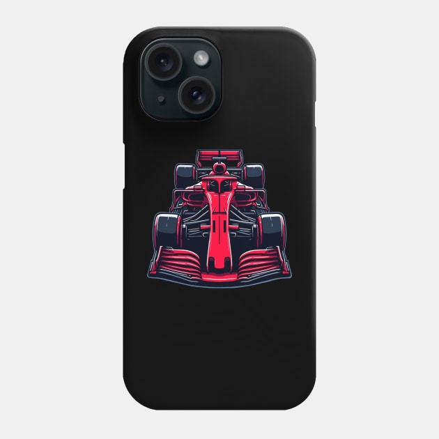 Red formula 1 car Phone Case by Mpd Art