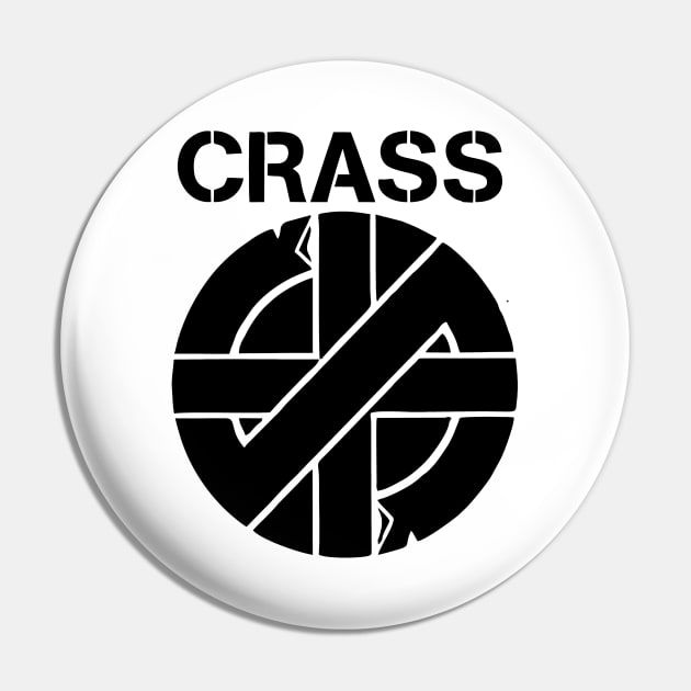 Crass Punk Pin by mailtires