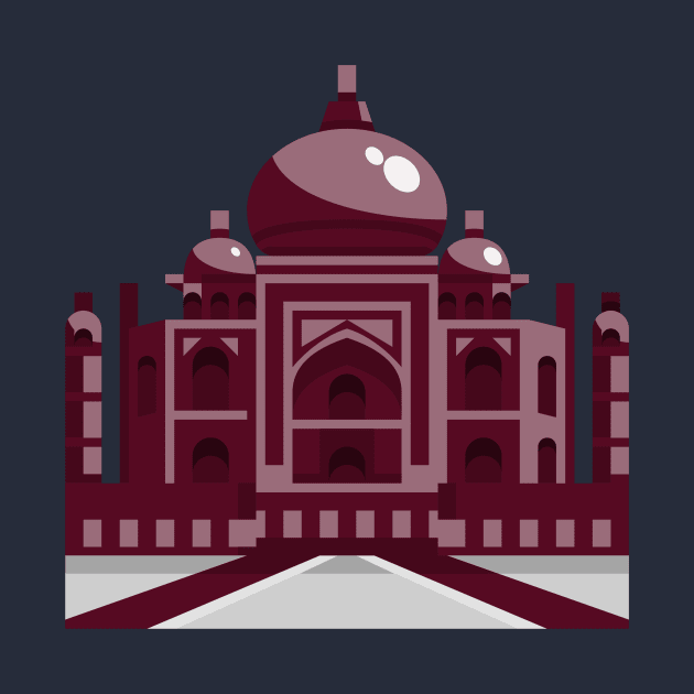 Taj Mahal T-Shirts by BeeZeeBazaar