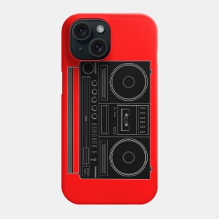 Classic Retro Boombox Phone Case