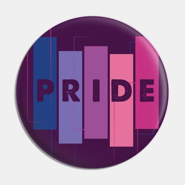 Pride Bi Panels Pin by Limey Jade 