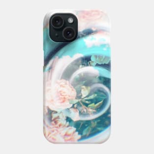 Spiral of Flowers Phone Case