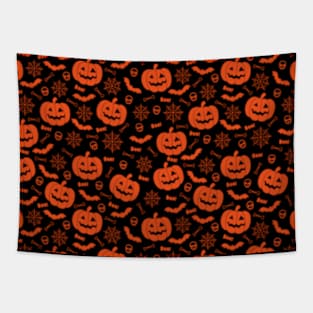 Halloween Pumpkin Pattern Tapestry