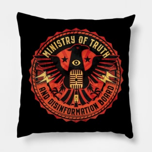 Ministry of Truth and Disinformation Board Graphic Pillow