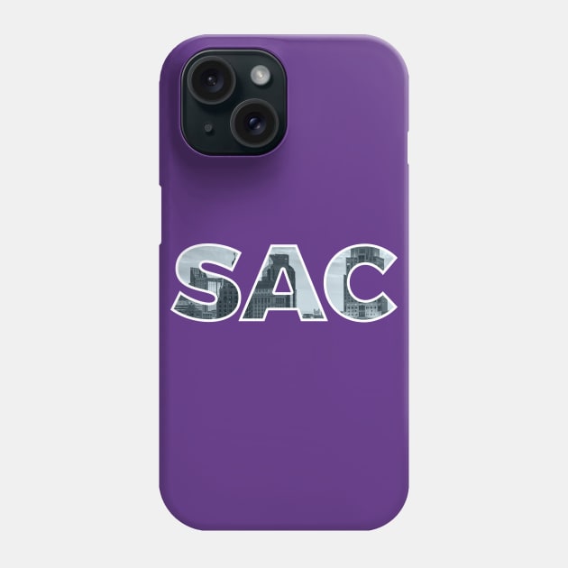 Sacramento Kings SAC Skyline Phone Case by StupidHead