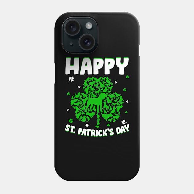 Happy St. Patrick's Day Funy Saint Patricks Beagle Dog Phone Case by Maccita