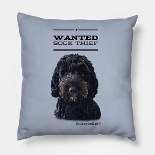 Cockapoo / Doodle Dog Sock Thief Pillow