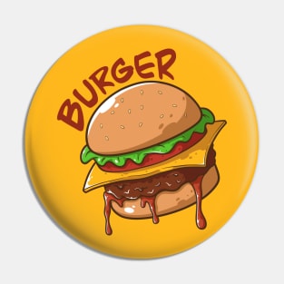 Burger Lovers Pin