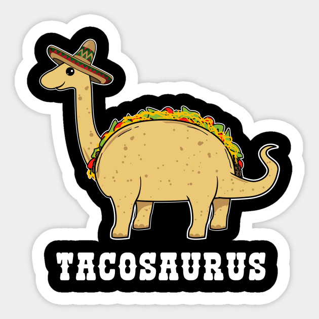 Tacosaurus Kids T Shirt Funny Food Pun Mexico Taco Dinosaur