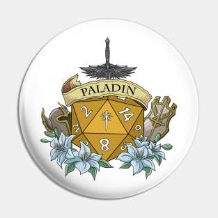 Dice Paladin Pin