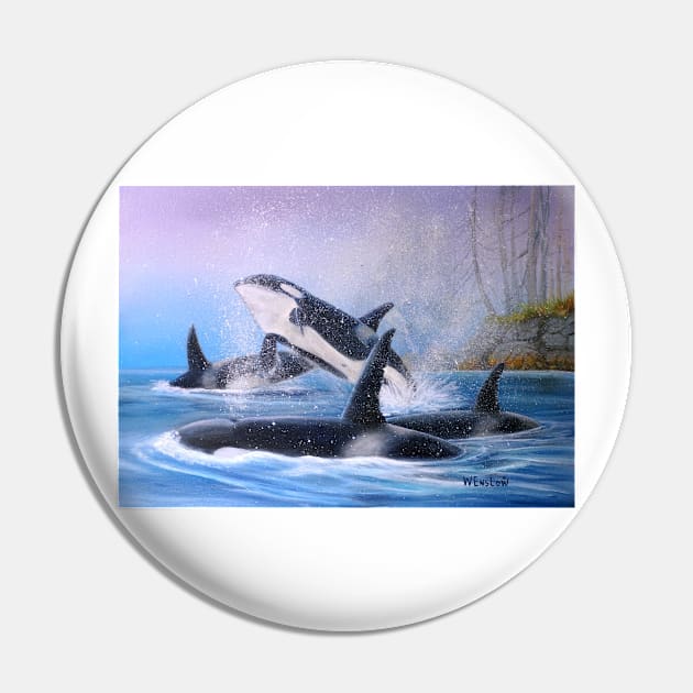 Orca Pod Pin by Wayne2015