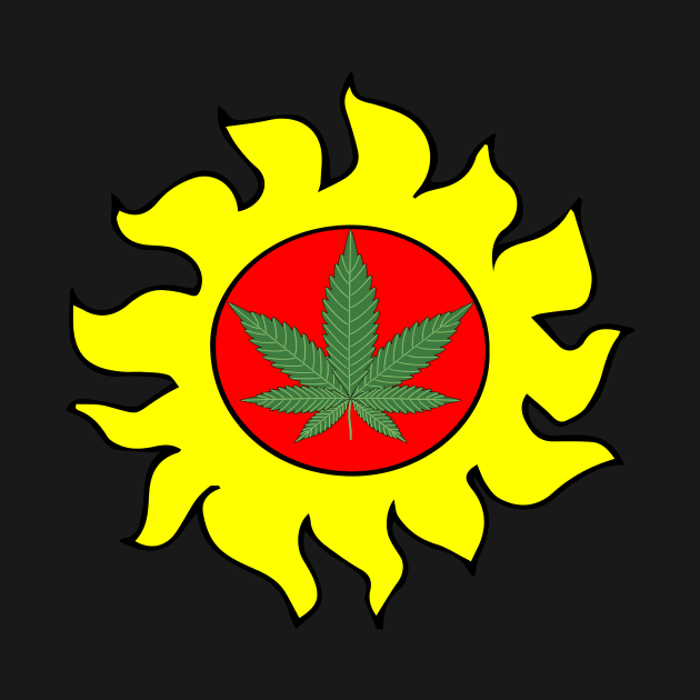 Cannabis Sun by EpicGrapicSolutions