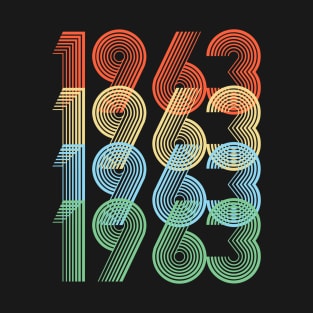 Retro 1963 Birthday T-Shirt