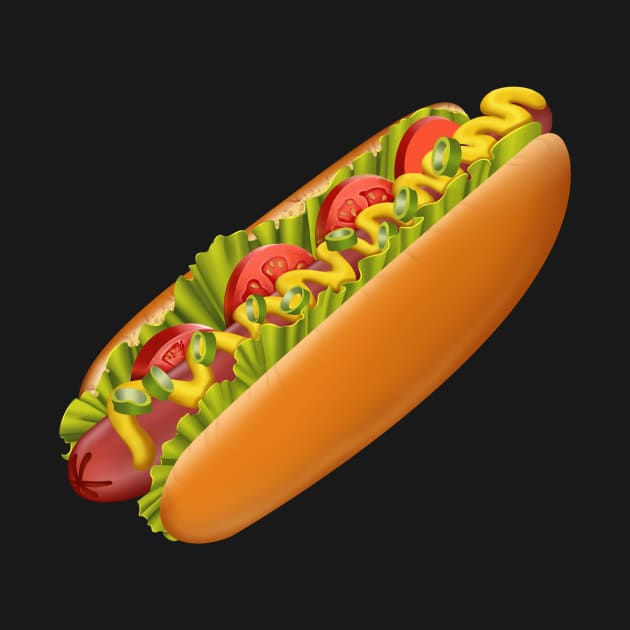 Big tasty hot dog by URBAN COVEN