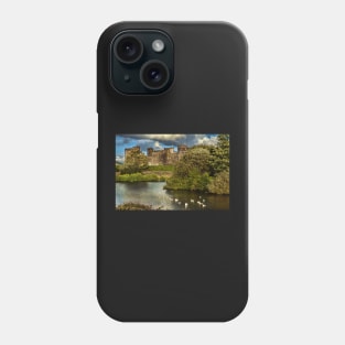 Caerphilly Castle Western Towers Phone Case