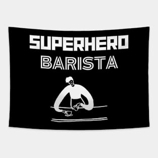 Superhero Barista Tapestry