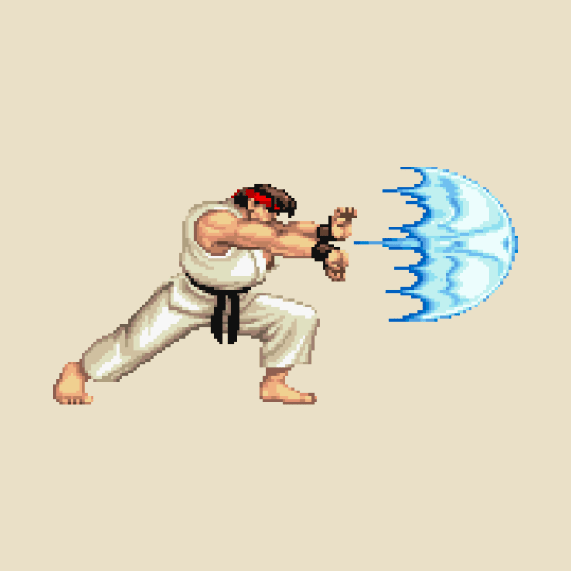 Ryu Hadouken by Pexel Pirfect