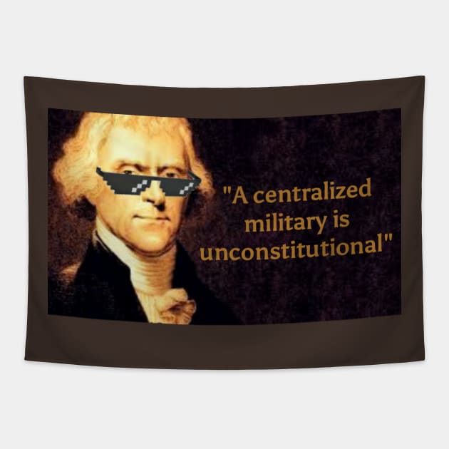 Jefferson Thug Life Tapestry by MassacreMasks