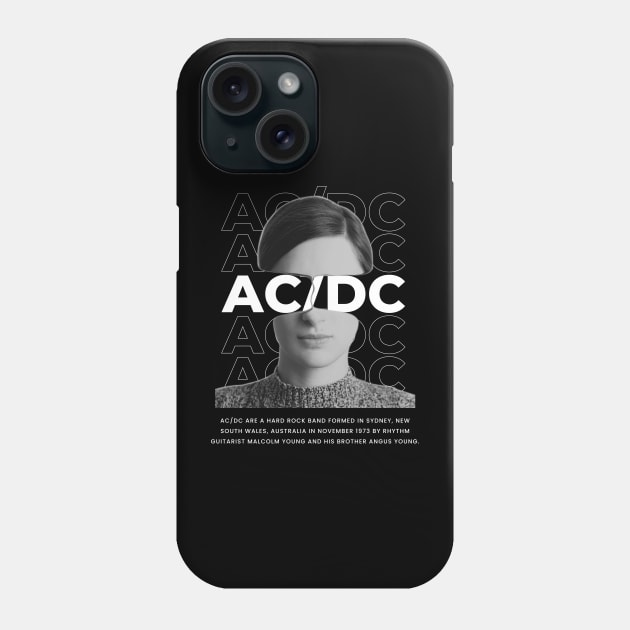 Ac Dc // Smile Girl Phone Case by GO WES