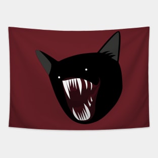 Demon Cat Meme Tapestry