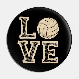 Volleyball Lover Pin