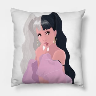 Cute girl Illustration Pillow