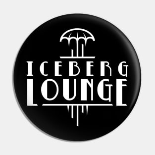 Iceberg Lounge (white) Pin