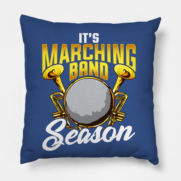 Marching Band Season Funny Quotes Humor Sayings Pillow by E