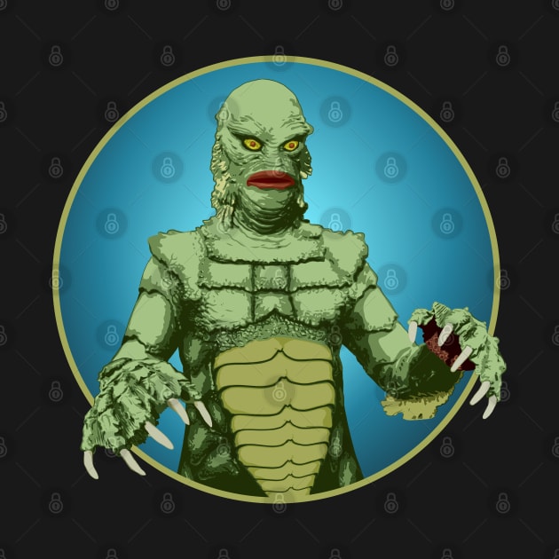 Creature from the Black Lagoon Portrait by PlaidDesign