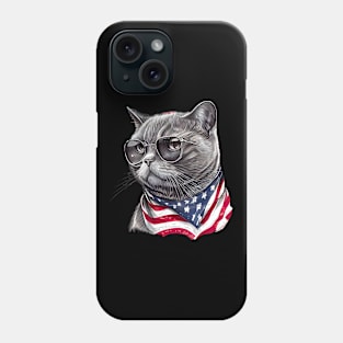 Independence Day Cat Phone Case