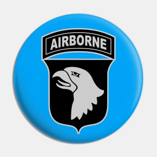 101st Airborne Division Patch (Small logo) Pin