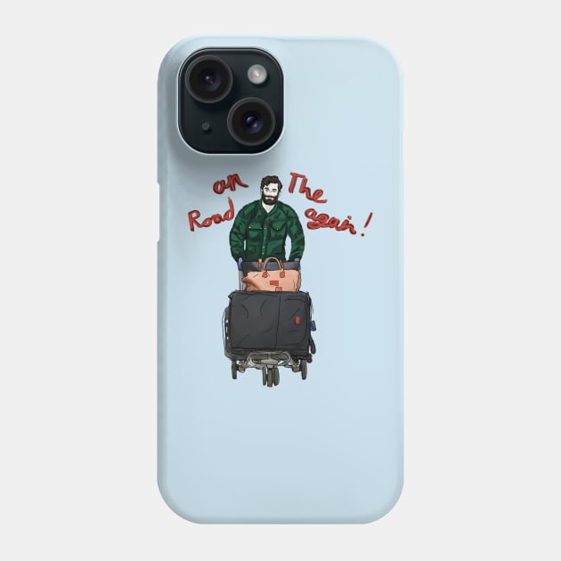 On The Road again! Phone Case by HappyRandomArt