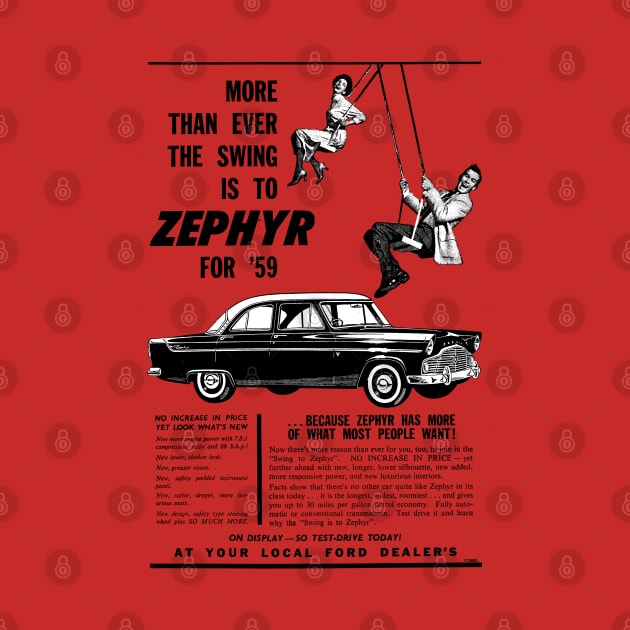 FORD ZEPHYR - advert by Throwback Motors