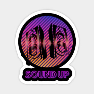 SOUND UP Graphic Magnet