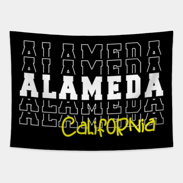 Alameda city California Alameda CA Tapestry by TeeLogic