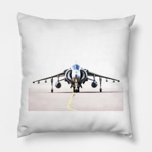 RAF Harrier head-on Pillow