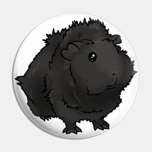 Black Abyssinian Guinea Pig Pin