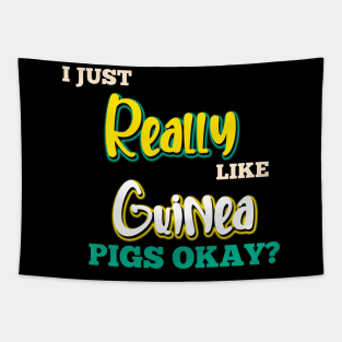 Guinea Pig Quote Tapestry