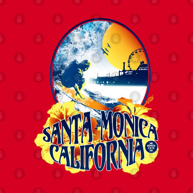 Santa Monica California by Smiley Mike & Layla