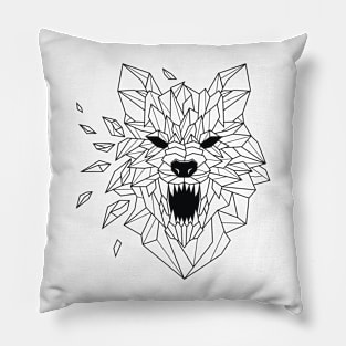 GEOMETRIC WOLF Pillow