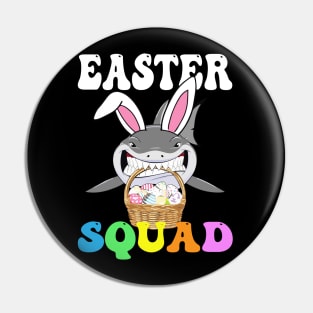 Bunny Shark Easter Squad Pin