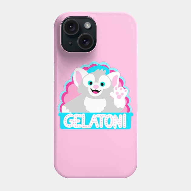 Hello Gelatoni Phone Case by Casey Entertainment Cheese