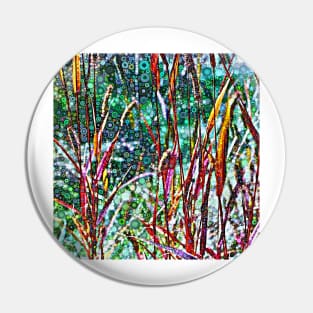 Dotty Autumn Grasses Pin