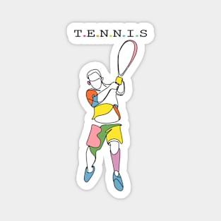 Tennis Sport Magnet